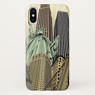 Super stilisiertes Stadtbild NYC Case-Mate iPhone Hülle