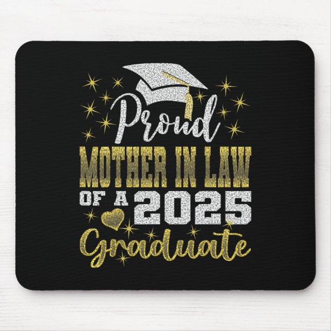 Super stolz Mutter im Recht von 2025 Absolvent Pha Mousepad (Vorne)