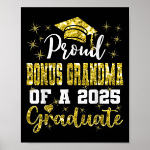 Super stolze Bonus-Oma des 2025 Absolventen Absolv Poster
