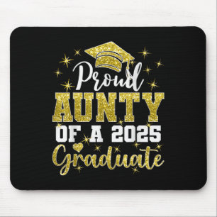 Super stolze Tante des Senior-Absolventen 2025 Mousepad