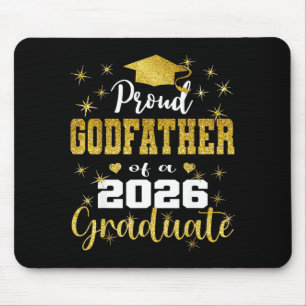 Super stolzer Pate des Absolventen Abschluss 2026 Mousepad