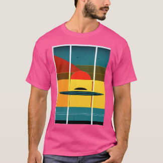 Super Stylish Ufo Design T-Shirt