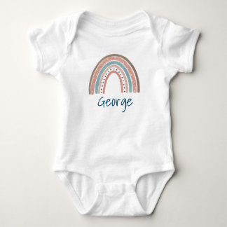 Super süßer Boho Regenbogen Baby Strampler