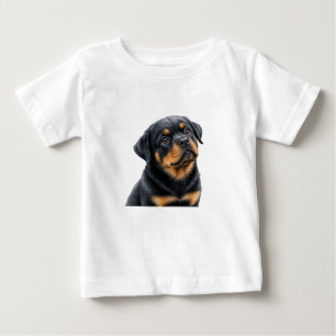 Super süßer Rottweiler oder Rottweiler Baby T-shirt