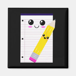 Super süßes und lustiges Schreibpad und Bleistift  Magnet