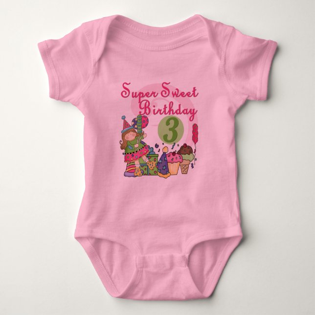 Super Sweet 3ème Anniversaire Tshirts et cadeaux (Devant)