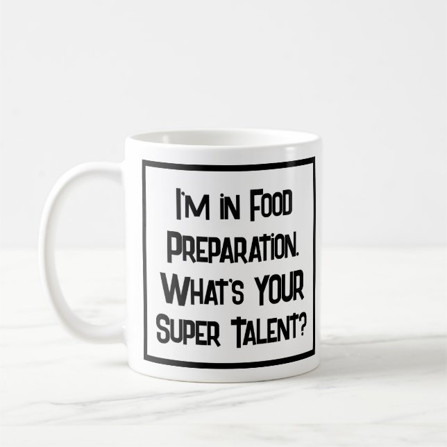 Super Talent für die Zubereitung von Lebensmitteln Kaffeetasse (Links)