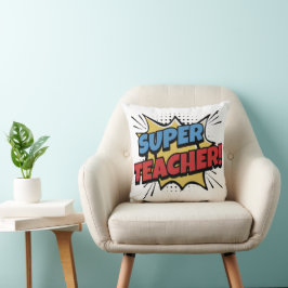 Super Teacher Comic Style Kissen