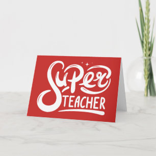 Super Teacher Karte