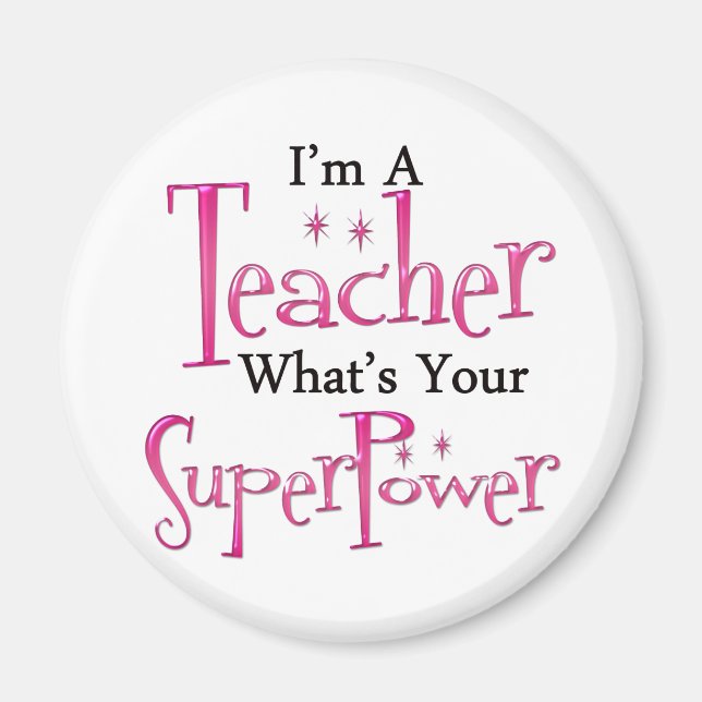 Super Teacher Magnet (Vorne)