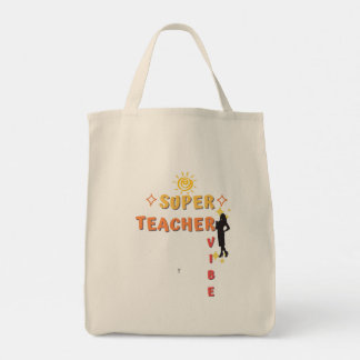 Super Teacher Vibe Tragetasche