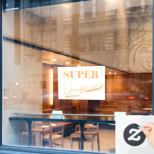 Super-Tochter Fensteraufkleber