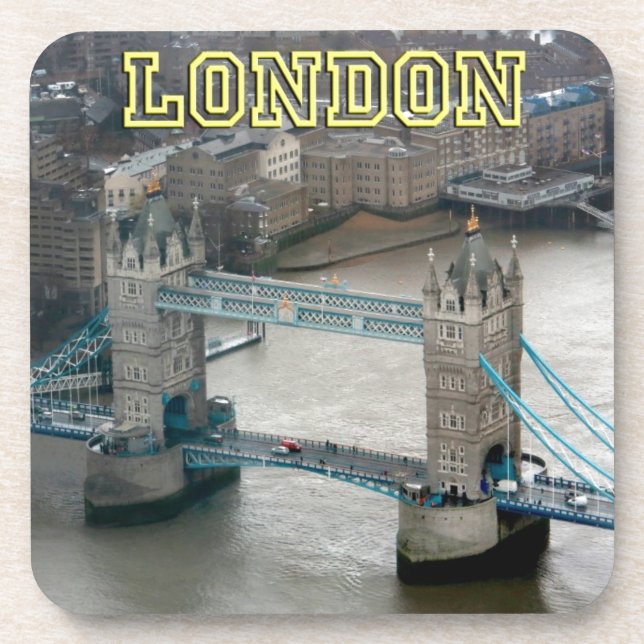 Super! Tower Bridge London Untersetzer (Vorderseite)