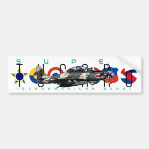 SUPER TUCANO AUTOAUFKLEBER