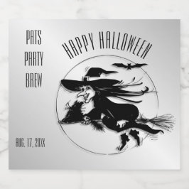 Super Unique Halloween Brew Bierflaschenetikett