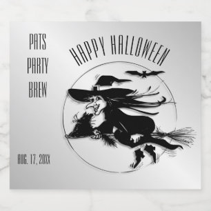 Super Unique Halloween Brew Bierflaschenetikett