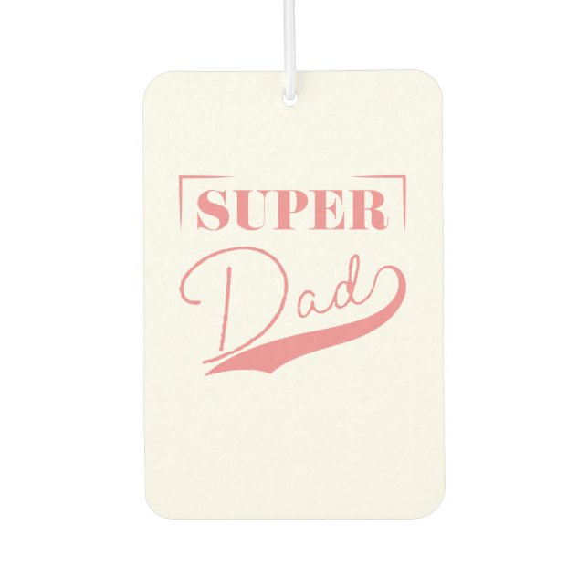 Super Vater Autolufterfrischer (Vorderseite)