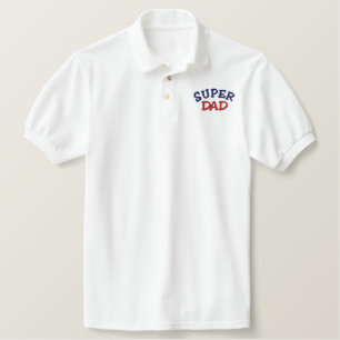 Super VATER besticktes Polo-Shirt - Maßgeschneide