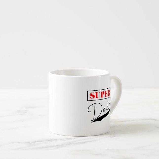 Super Vater Espressotasse (Vorderseite Rechts)