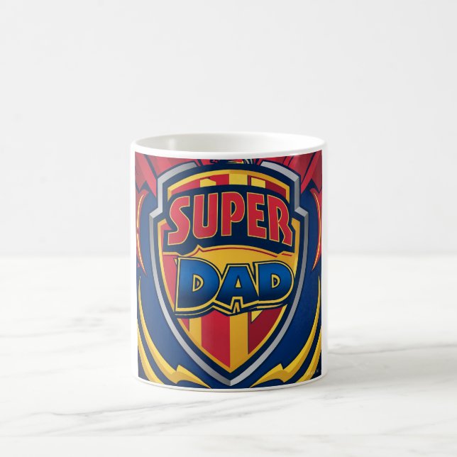 Super-Vater-Geschenk Kaffeetasse (Mittel)