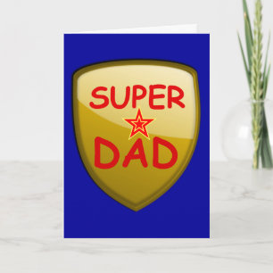 Super Vater Gold Shield Karte