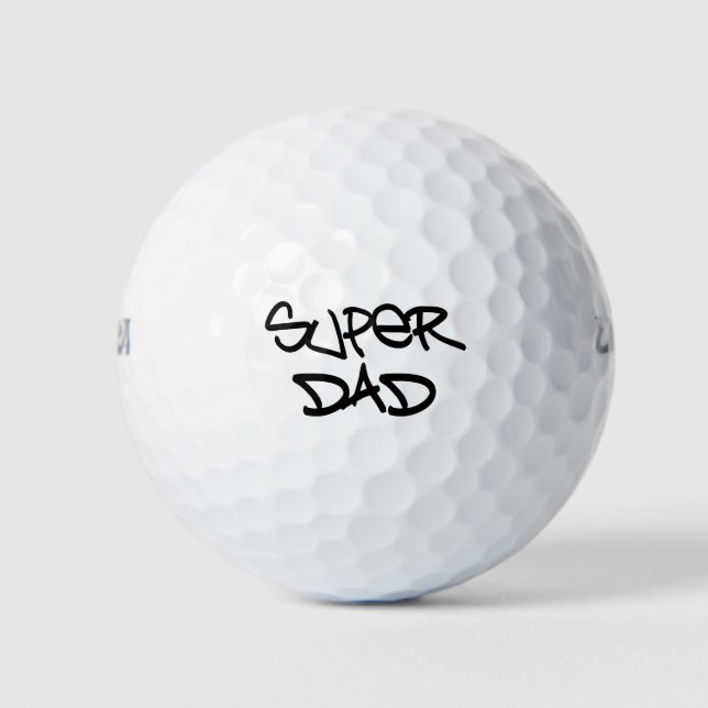 Super Vater Golfball (Vorderseite)