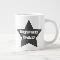 SUPER VATER | Gray Star Jumbo Tasse