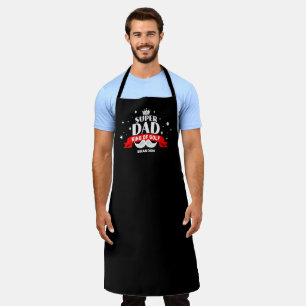 Super Vater King of the Grill Grillmaster Black Schürze
