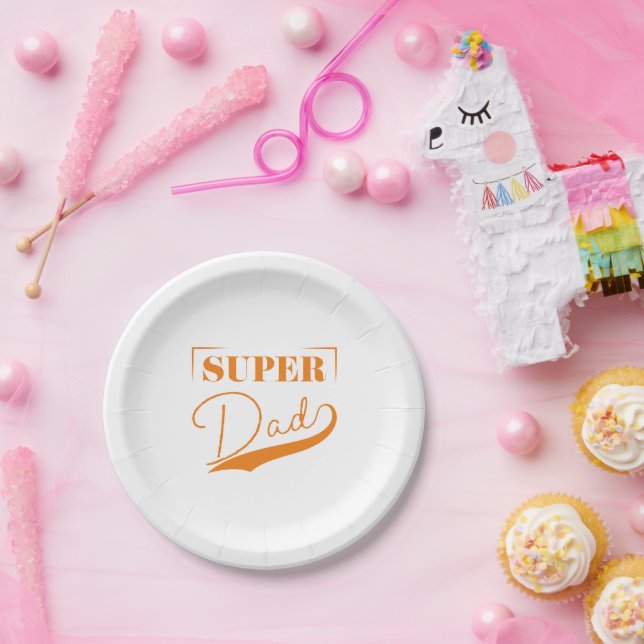 Super Vater Pappteller (Party)