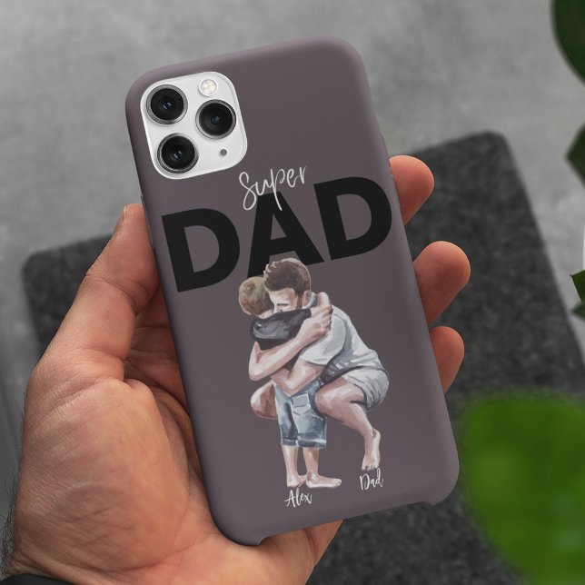 Super Vater Personalisiert Unique Vathers Day Gesc Case-Mate iPhone Hülle (Von Creator hochgeladen)