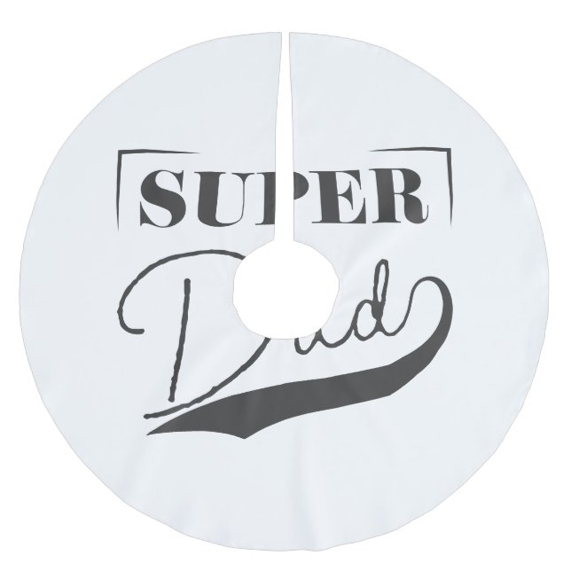 Super Vater Polyester Weihnachtsbaumdecke (Vorderseite)