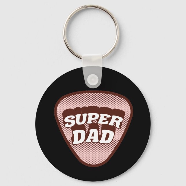 Super Vater Schlüsselanhänger (Vorderseite)