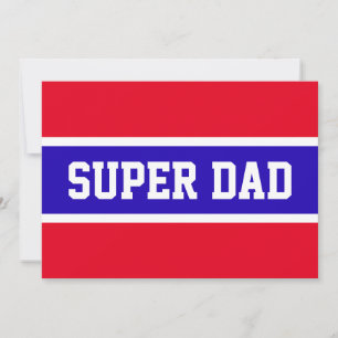 SUPER VATER Sporty Bright Red White Stripes