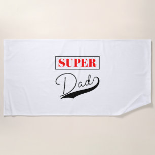 Super Vater Strandtuch