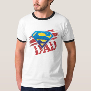 Super-Vater-Streifen T-Shirt