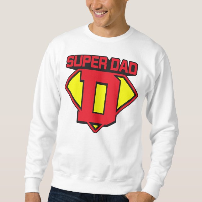 Super Vater 🦸 ‍ ♂️ 💪 Sweatshirt (Vorderseite)