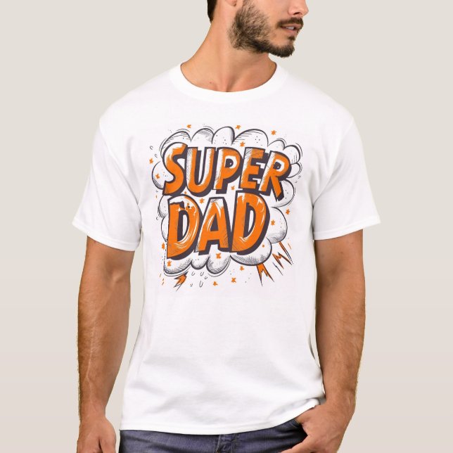 Super Vater T-Shirt (Vorderseite)
