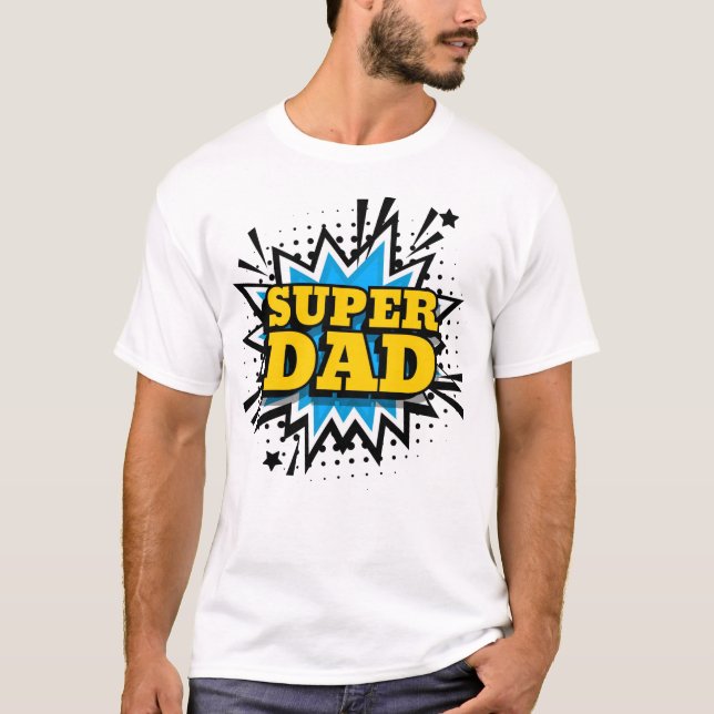 Super Vater T-Shirt (Vorderseite)