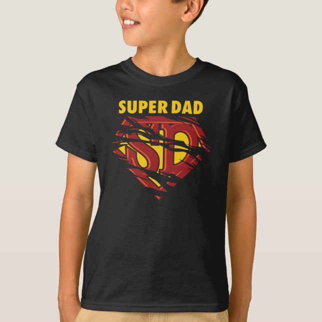 Super Vater T-Shirt (Vorderseite)