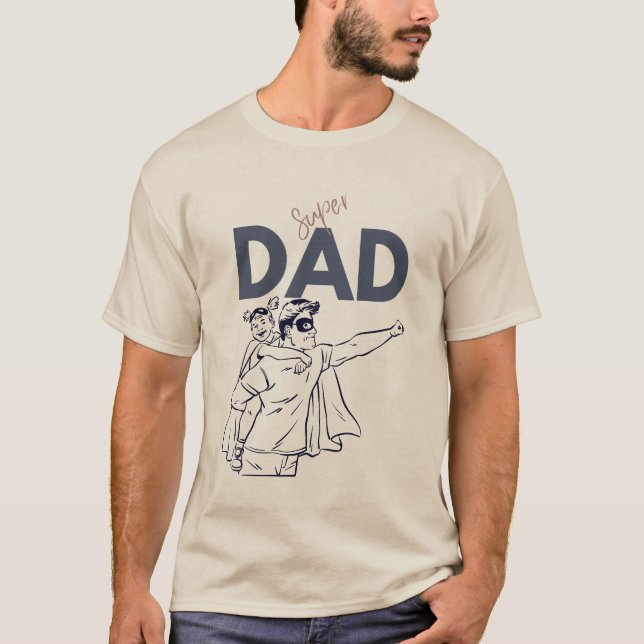 Super Vater T-Shirt (Vorderseite)