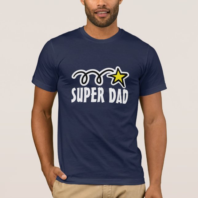 Super Vater T - Shirt - Geschenk für den besten Va (Vorderseite)