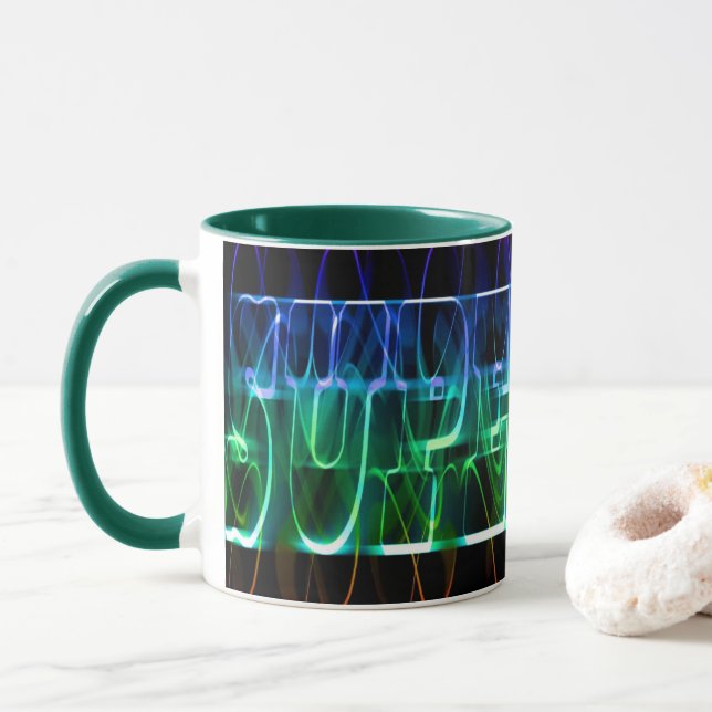 Super Vater Tasse (Mit Donut)