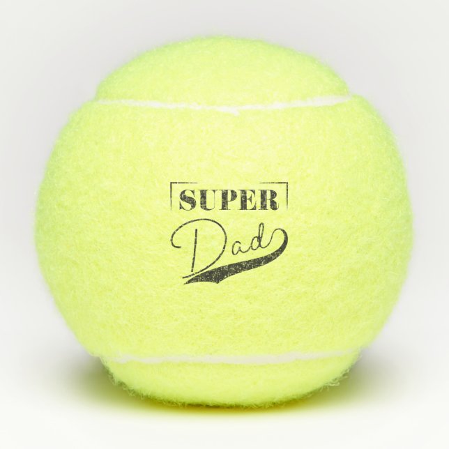 Super Vater Tennisbälle (Vorderseite)