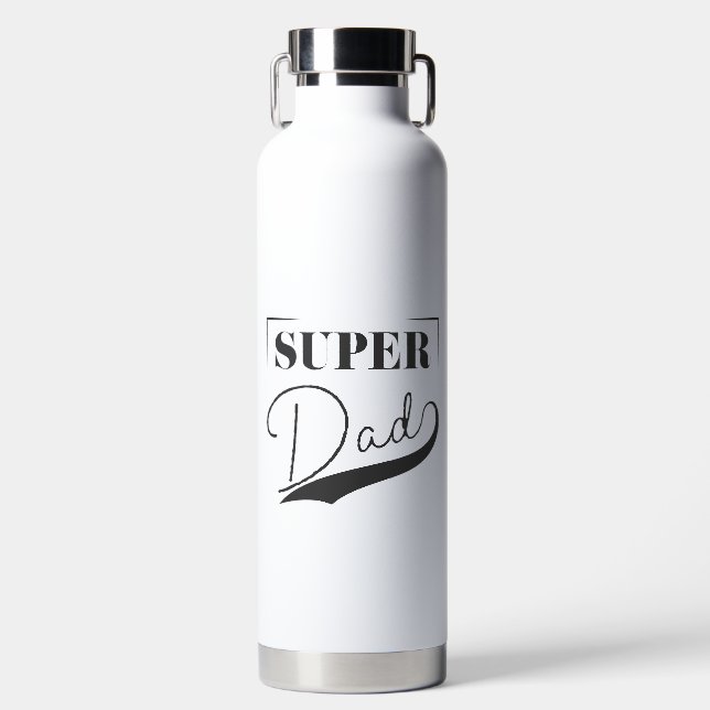 Super Vater Trinkflasche (Vorderseite)