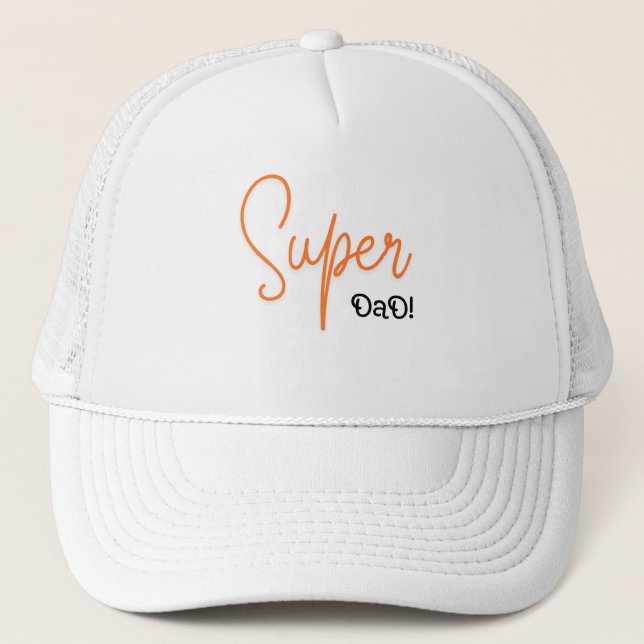 Super Vater Truckerkappe (Vorderseite)
