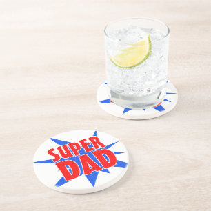 Super Vater Vatertag trinken Untersetzer