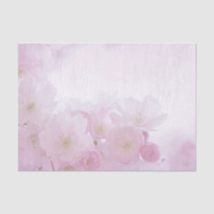 Super weich aussehende große rosa Blumen  Seidenpapier