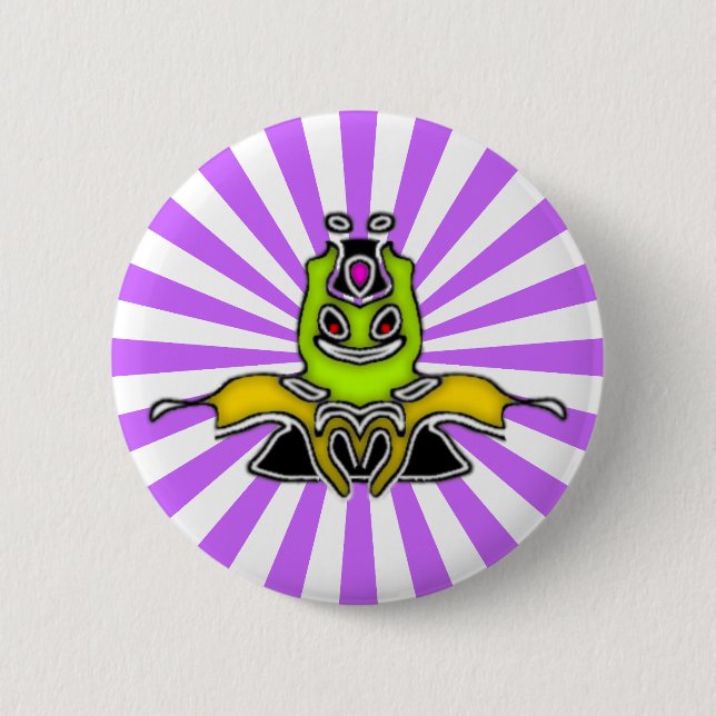 Super Weirdo (Farben) Button (Vorderseite)
