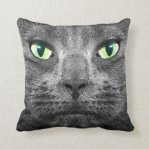 Super-wirkliches graues Katzenkissen Georges