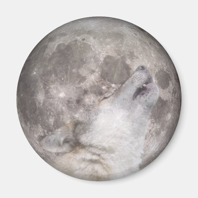 Super Wolf Moon Magnet (Vorne)